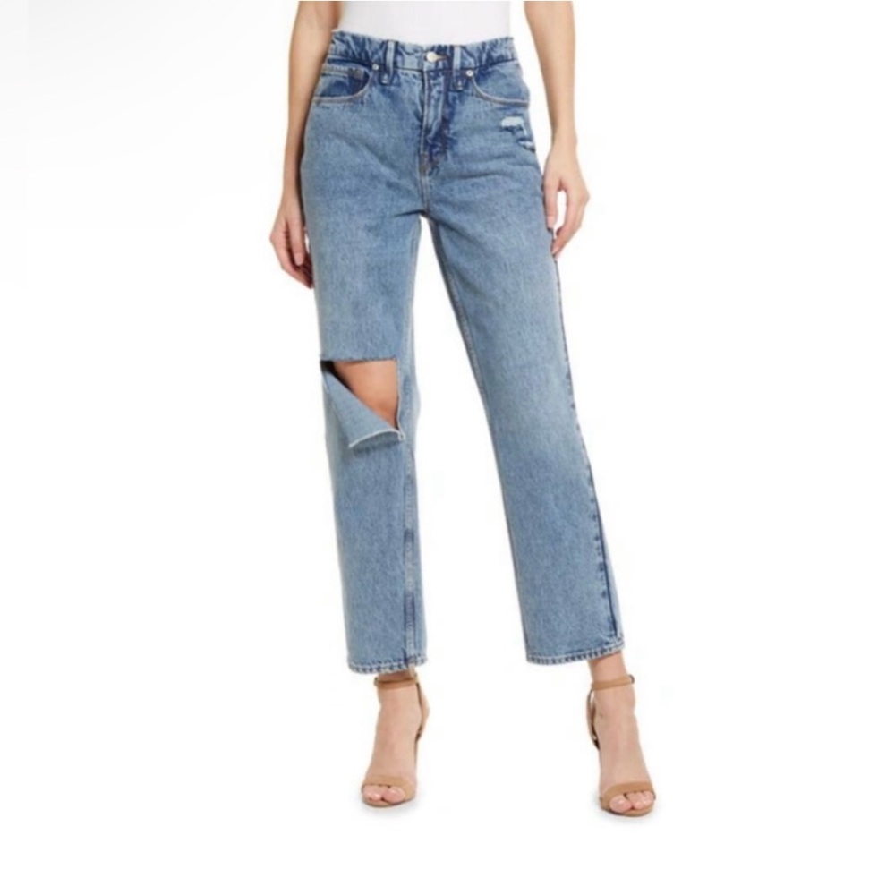 NWT Good American 90’s Duster Straight Leg Jeans